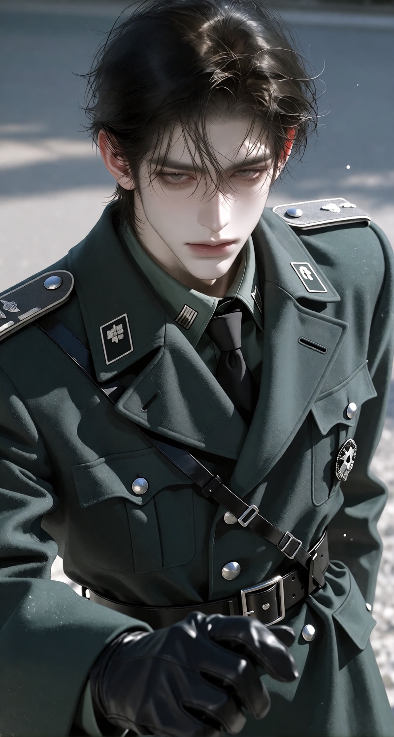 1boy,  solo,  medium shot on Tensor.Art