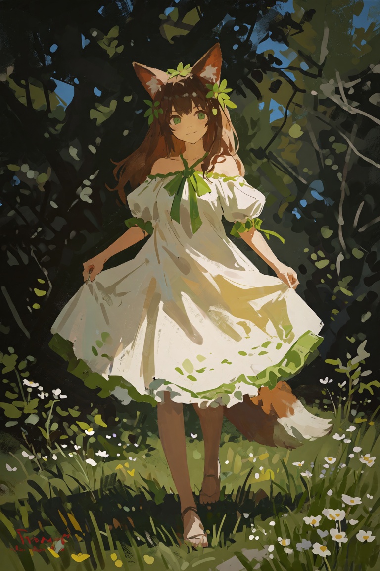 1girl,  solo,  standing on Tensor.Art