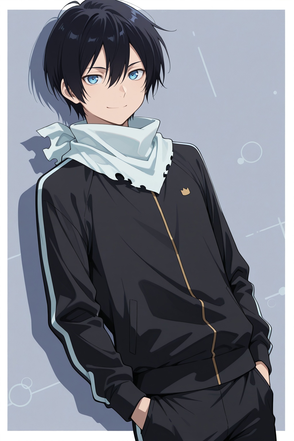 yato_noragami,  short hair,  hair between eyes on Tensor.Art