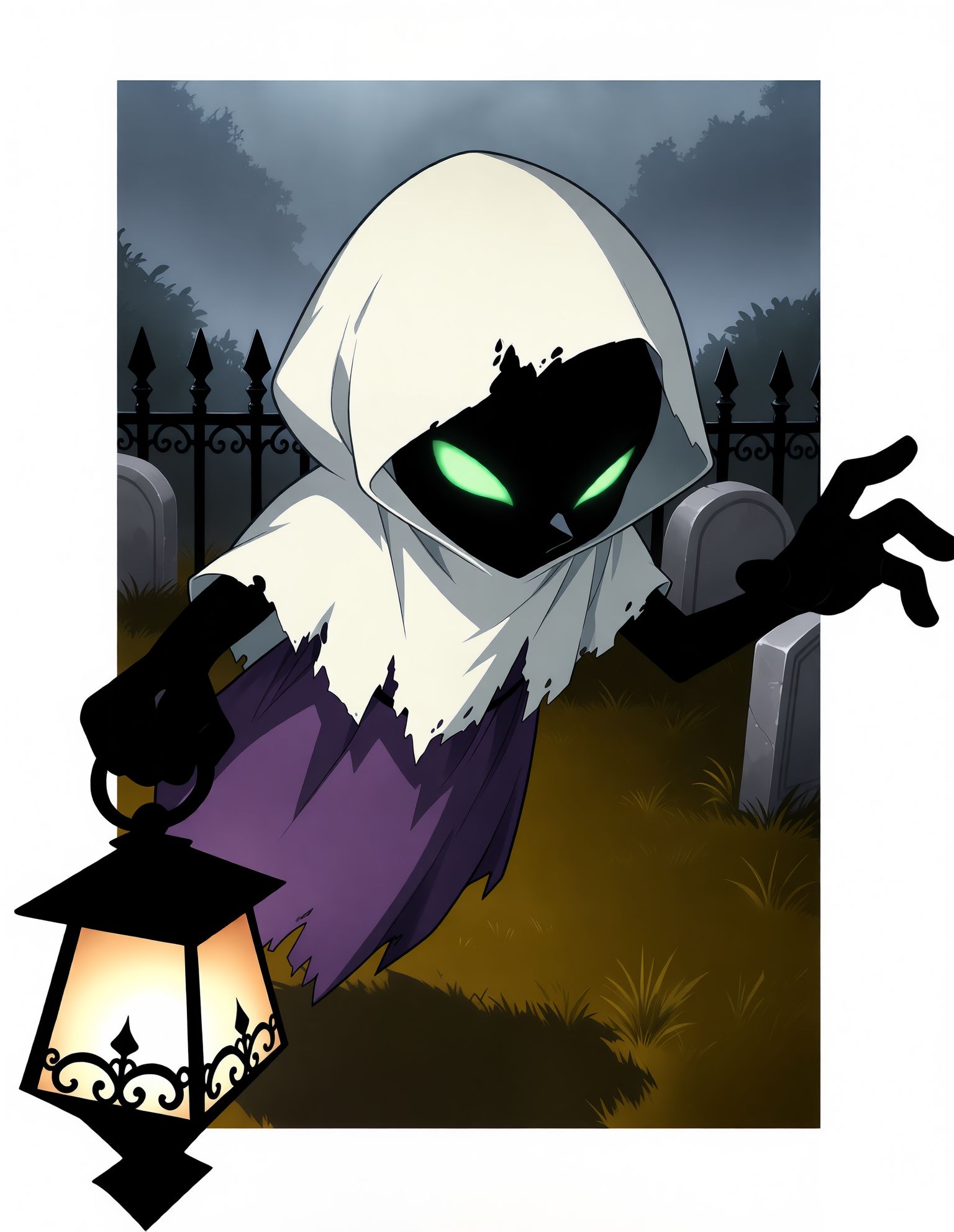 The image is a masterpiece of detail and effort. Anime screenshot,  cel shadingThe classicpoe has no visible legs. It wear...