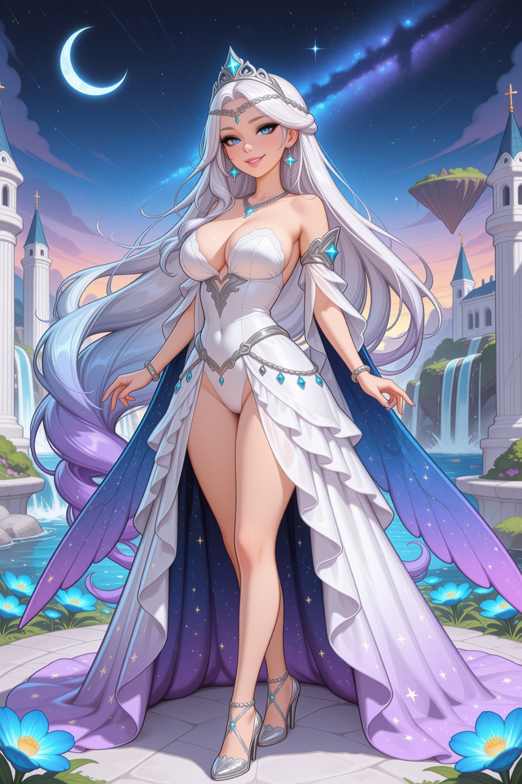 maldoai-style. Beautiful ***** female character,  original character,  Princess Celestia on Tensor.Art
