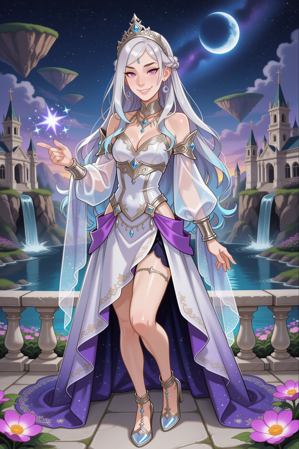 andava-style. Beautiful ***** female character,  original character,  Princess Celestia on Tensor.Art