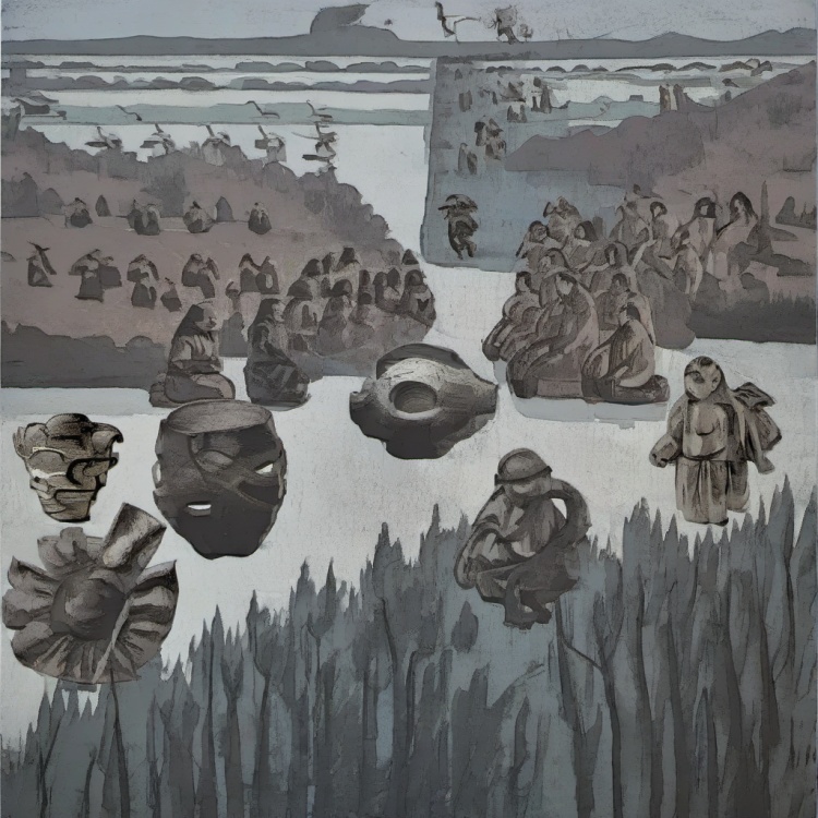 哲里木版画 by aimeko on Tensor.Art