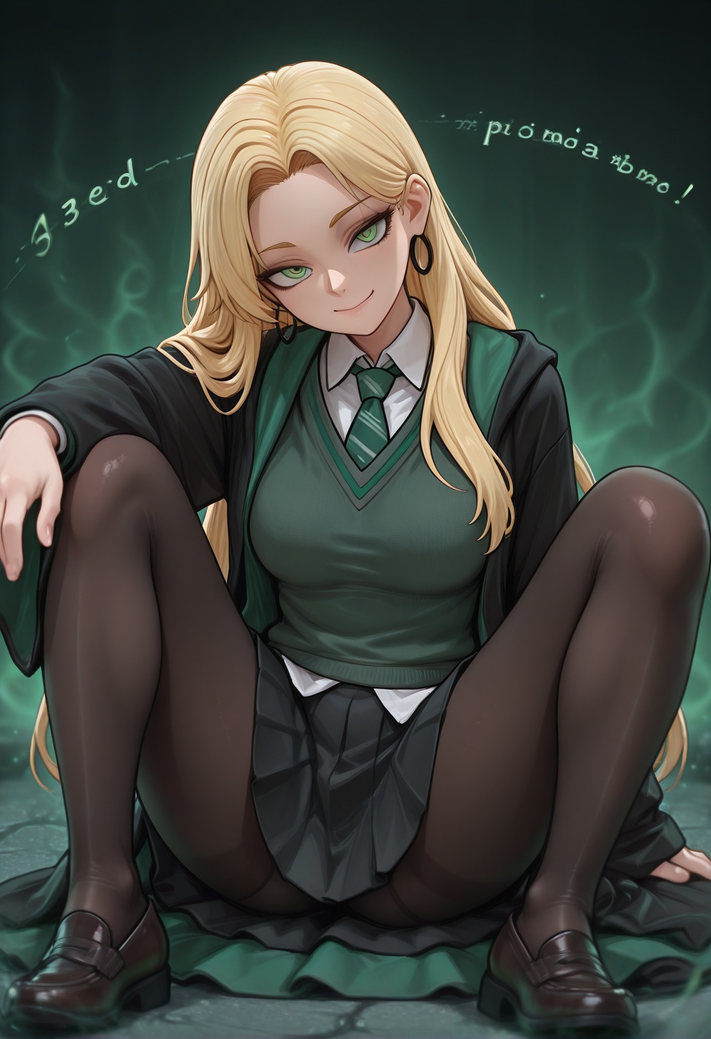 draconiam,  long hair,  blonde hair on Tensor.Art