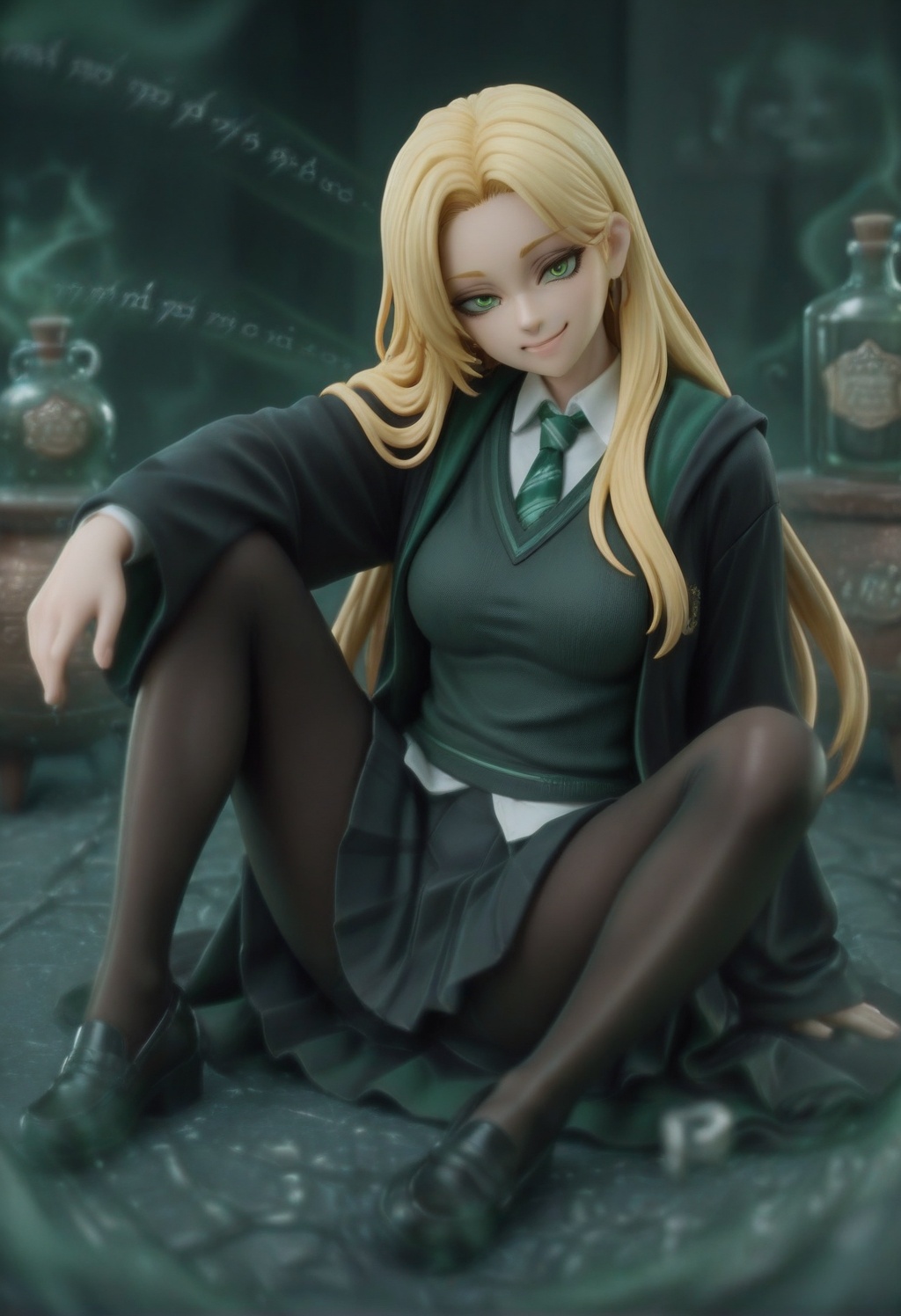 draconiam,  long hair,  blonde hair on Tensor.Art