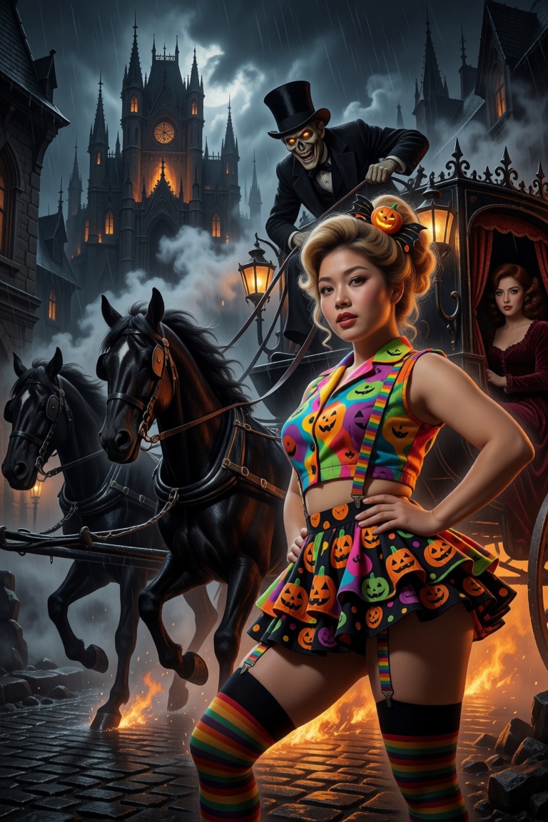 a breathtaking,  high-contrast masterpiece of restored 1970s vintage pulp art,  blending the cinematic dread of Victorian...