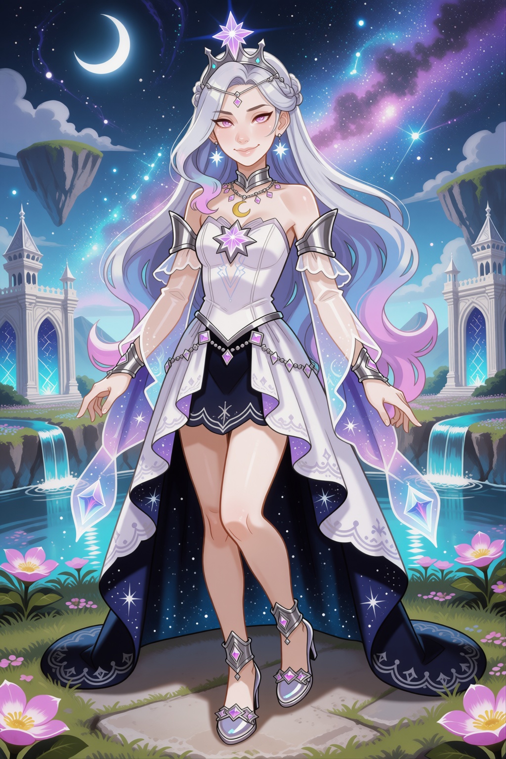 andava-style. Beautiful ***** female character,  original character,  Princess Celestia on Tensor.Art
