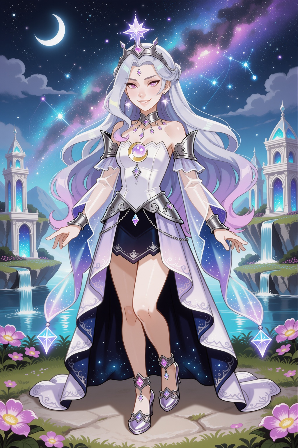 andava-style. Beautiful ***** female character,  original character,  Princess Celestia on Tensor.Art