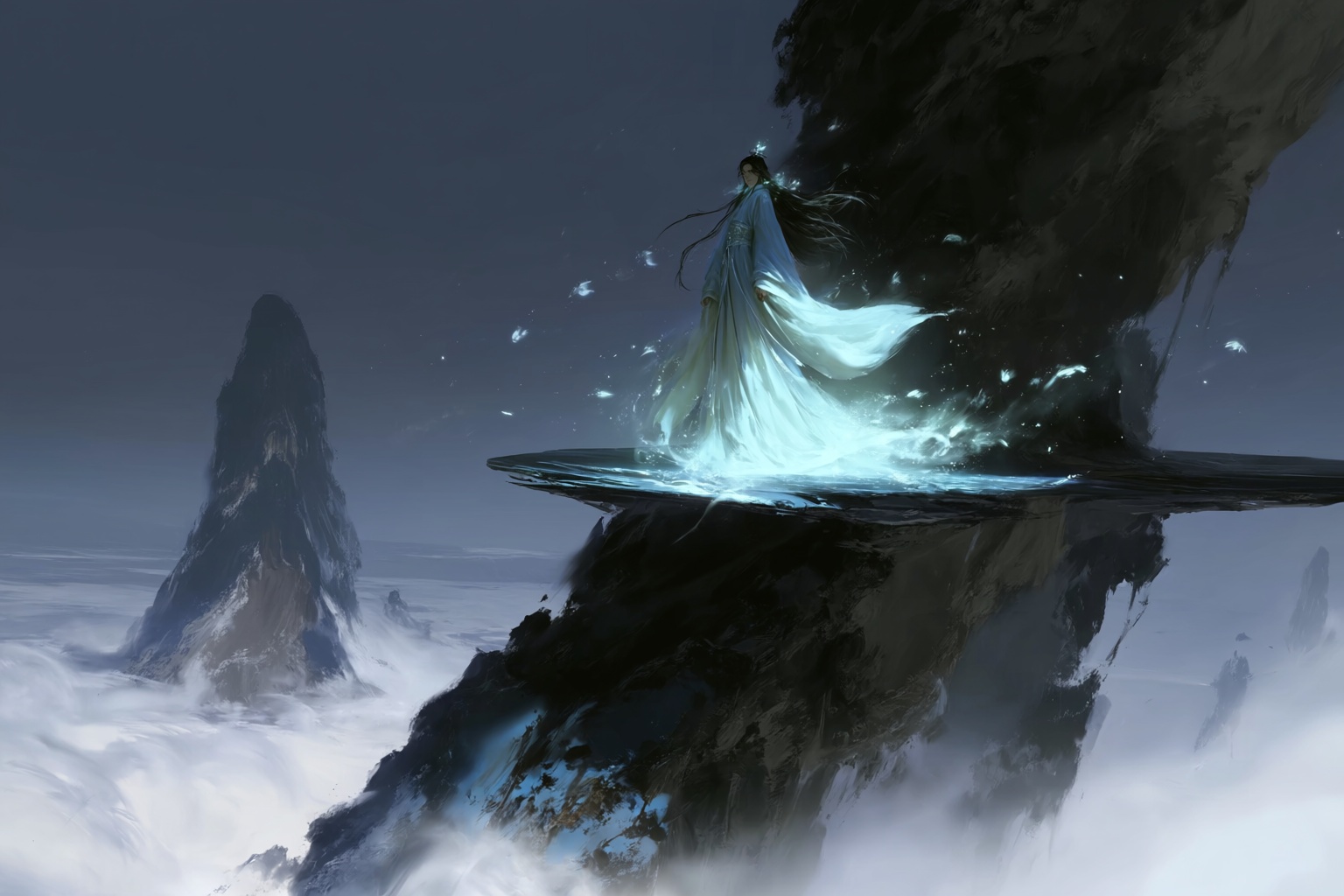 @xieyi style,  wild freehand brush strokes,  sharp brush lines on Tensor.Art