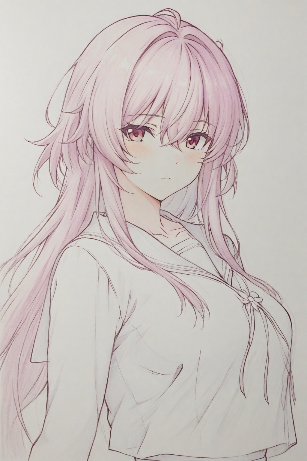 xianyu-sketch-style,  traditional_media,  hair between the eyes on Tensor.Art