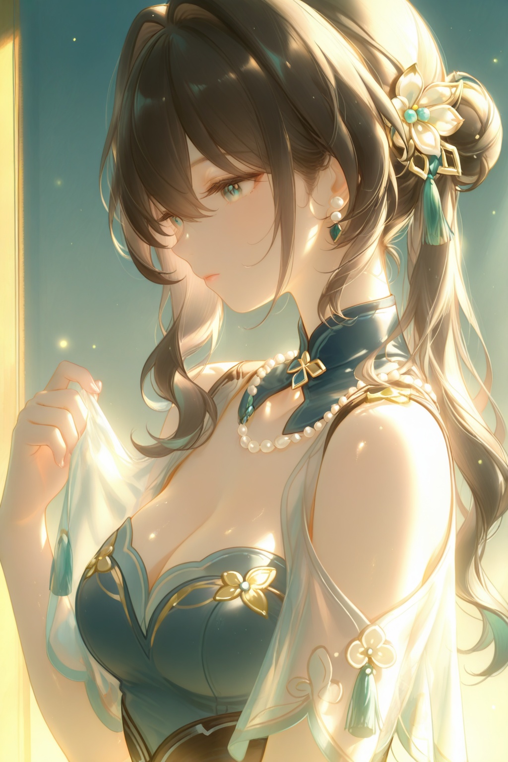 xianyu-golden-light-style,  Ruan Mei,  rim lighting on Tensor.Art