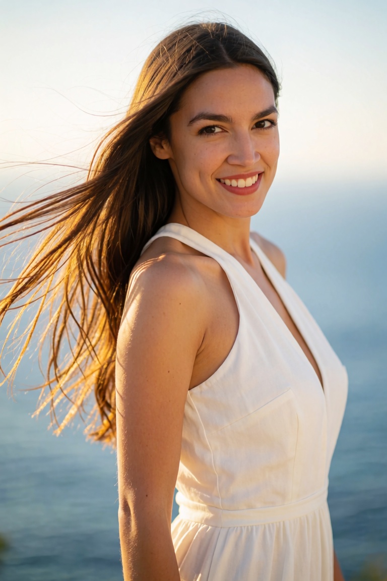 Professional studio portrait photo of a beautiful woman,  shot on 85mm lens,  f/1.8 on Tensor.Art