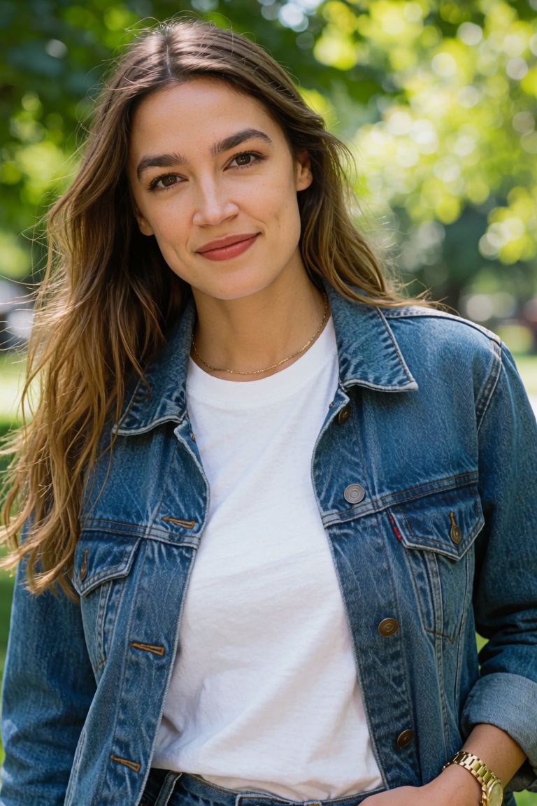 Professional editorial portrait photograph taken during an outdoor photoshoot in a park. Captured with a full-frame camera...
