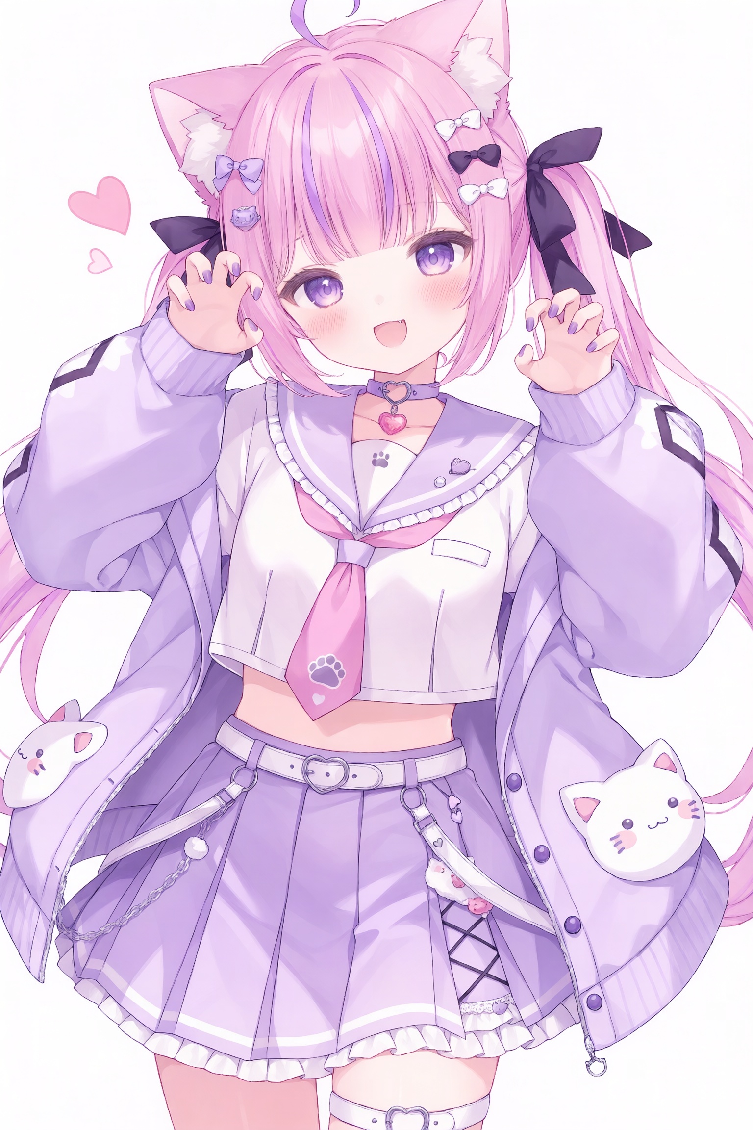 1girl,  animal ear fluff,  animal ears by 青秋 on Tensor.Art