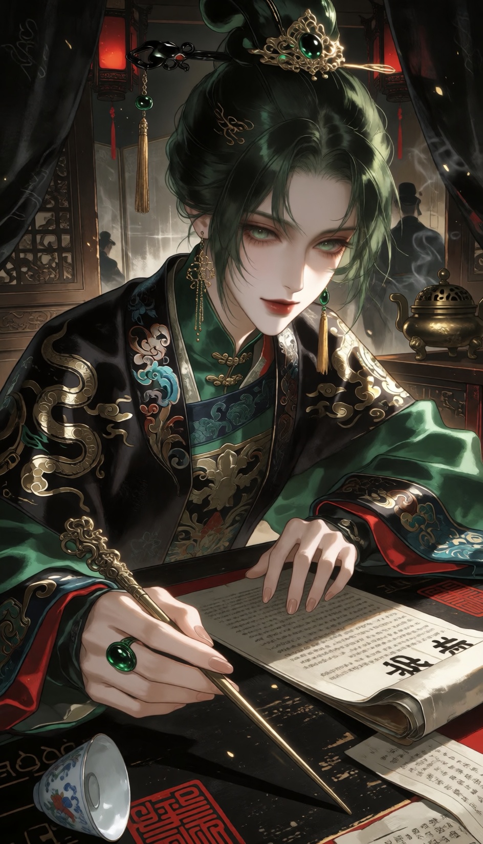 Subject / 主体 1girl,  solo,  breathtakingly beautiful Chinese woman on Tensor.Art