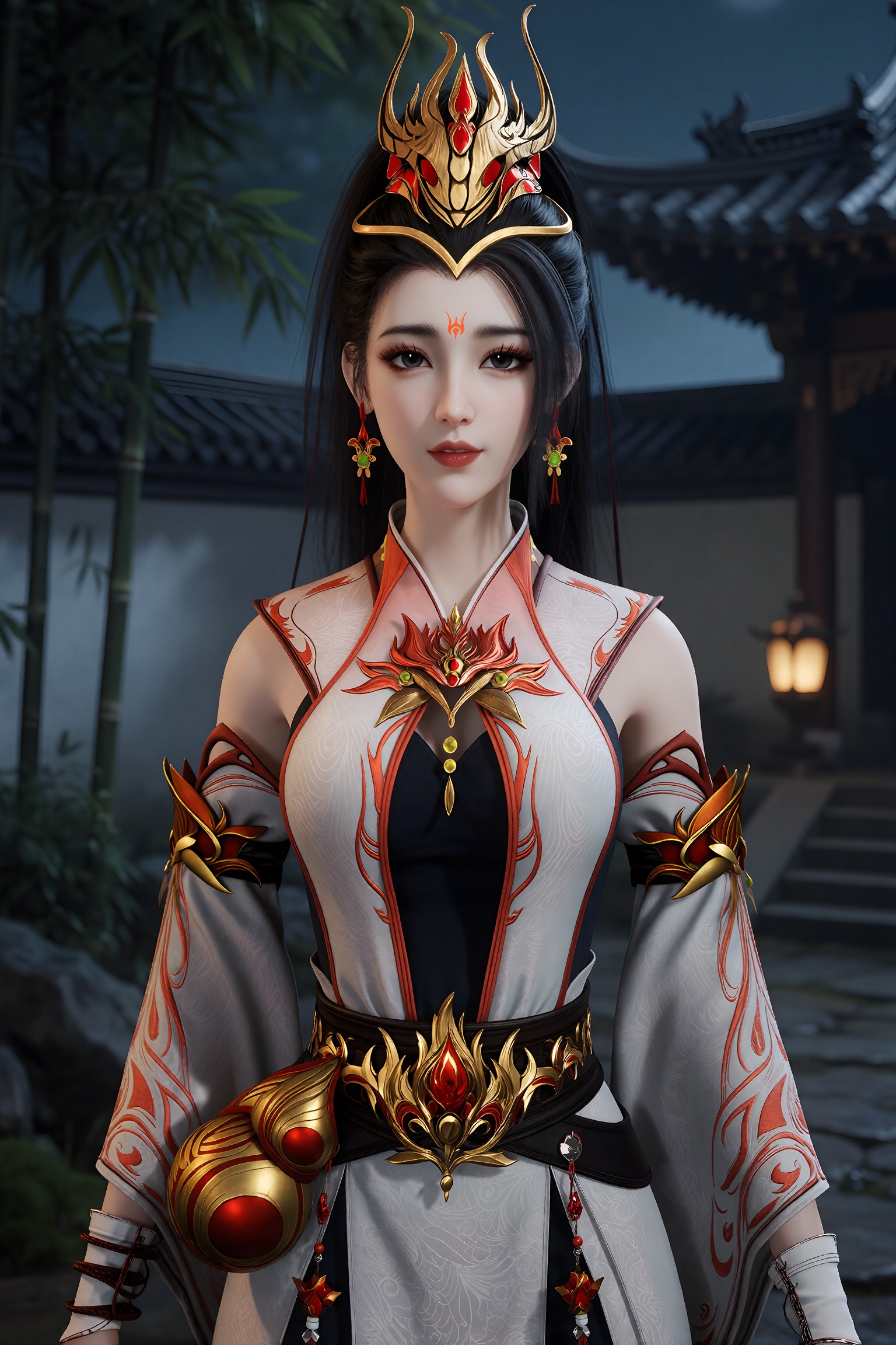 3D rendered character,  中景镜头,  一个美丽的女子JJ clothes站着 by 月恋-❀ on Tensor.Art