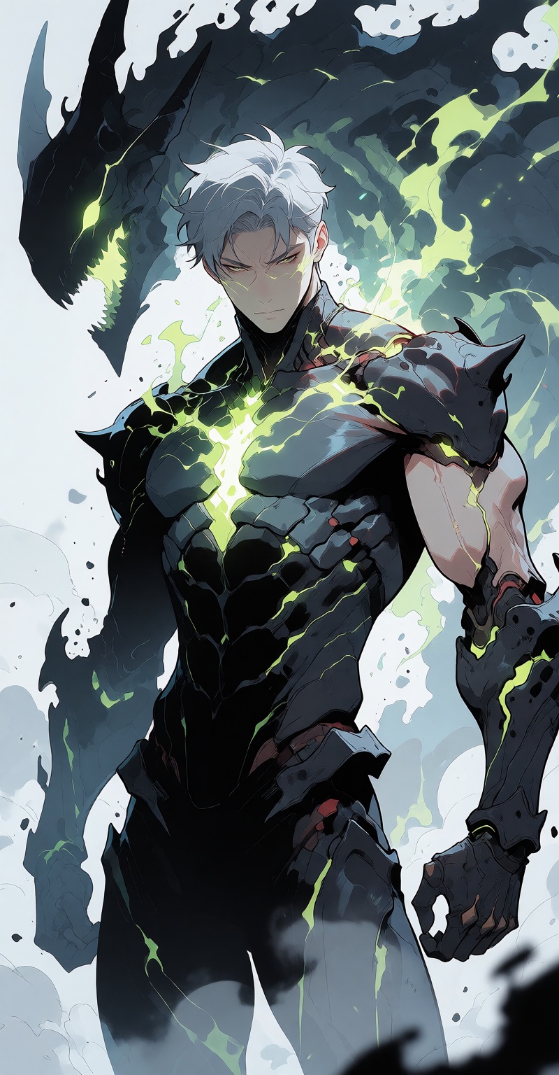 ),  Midjourney illustration,  dynamic full-body composition on Tensor.Art