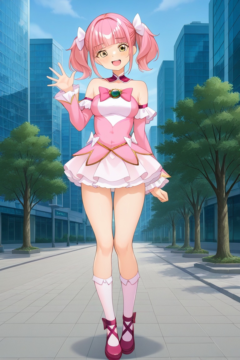 rancymbidium,  magical girl,  short twintails on Tensor.Art
