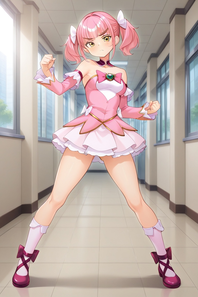 rancymbidium,  magical girl,  short twintails on Tensor.Art