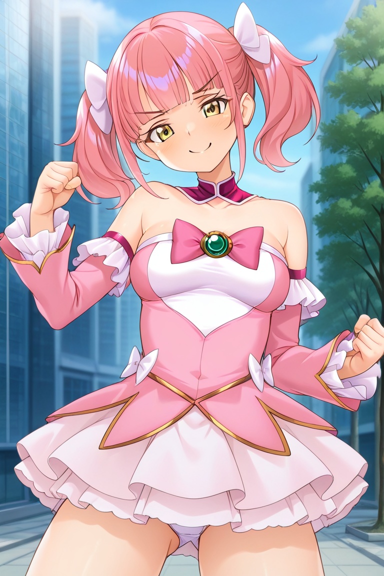 rancymbidium,  magical girl,  short twintails on Tensor.Art