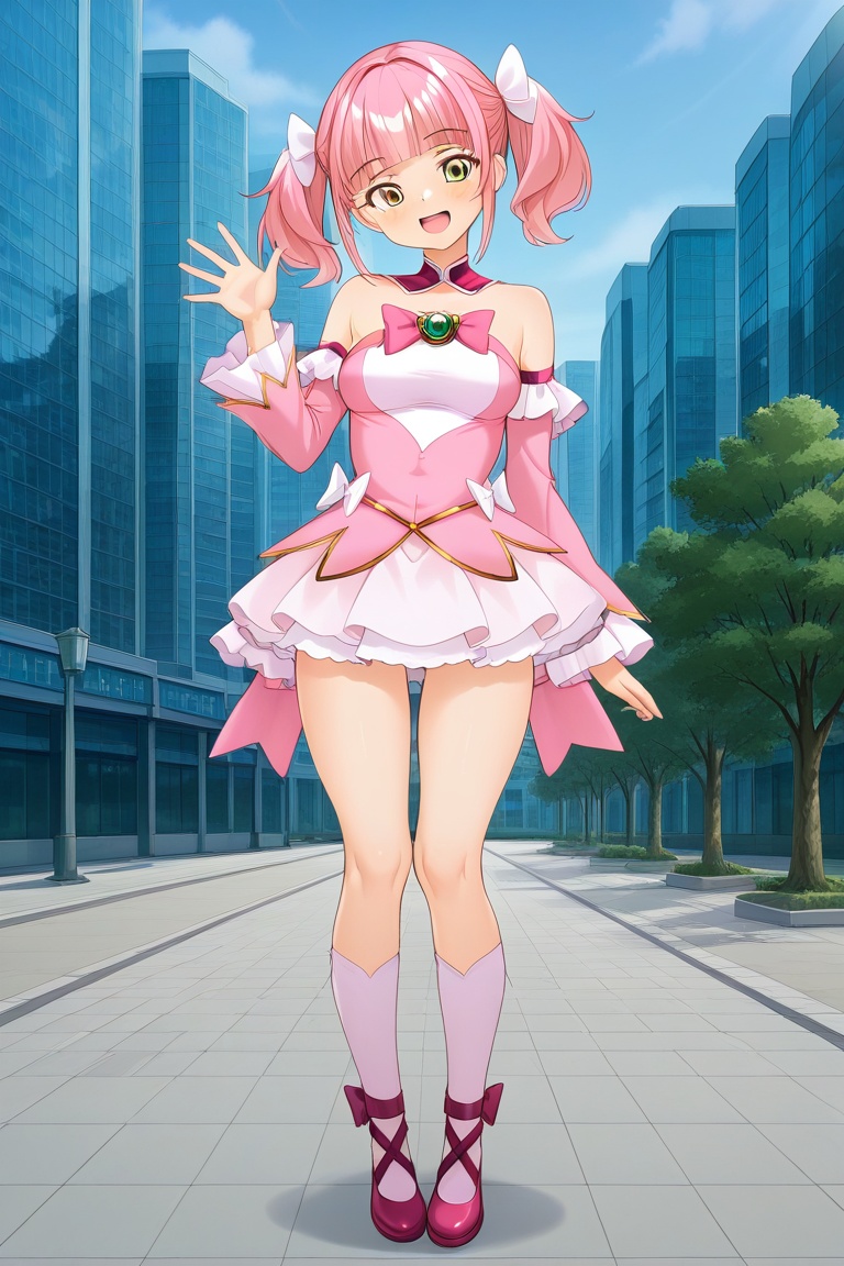 rancymbidium,  magical girl,  short twintails on Tensor.Art