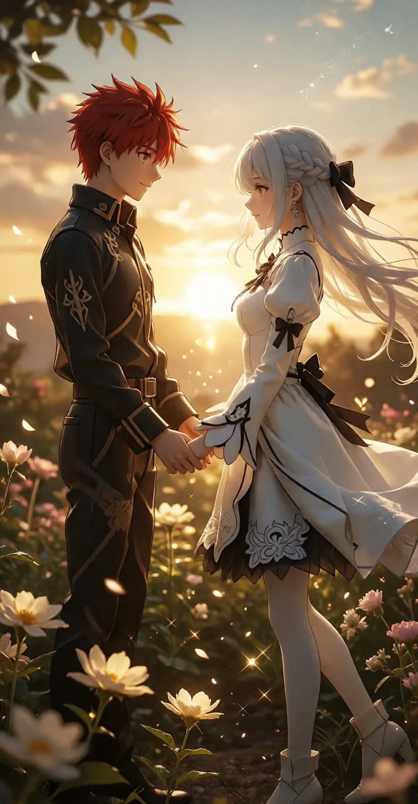 emiya shirou,  1boy,  red hair on Tensor.Art