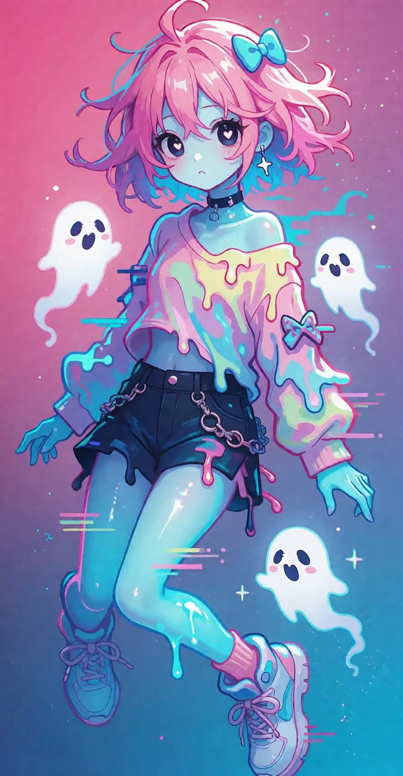 yo96,  1girl,  stylized 2d illustration on Tensor.Art