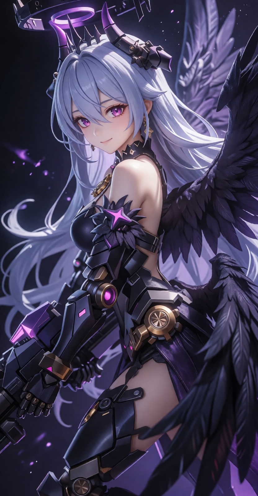 1girl,  elysia \(honkai impact\),  mecha on Tensor.Art