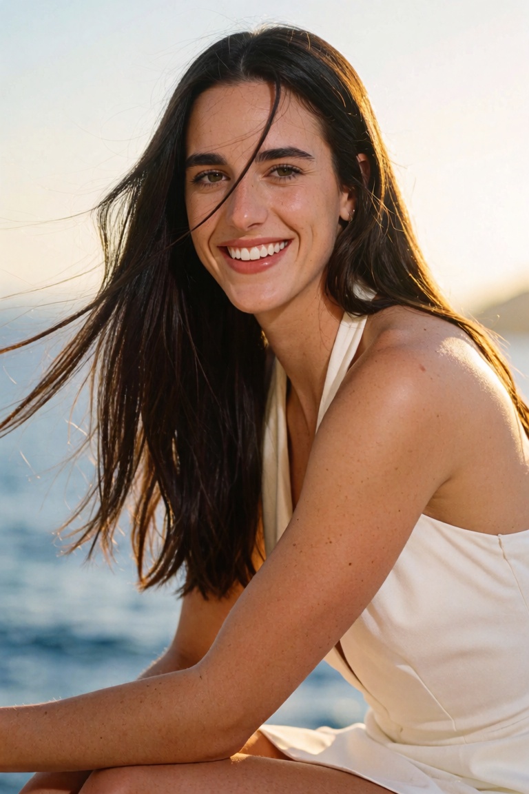 Professional studio portrait photo of a CaitC,  shot on 85mm lens,  f/1.8 on Tensor.Art