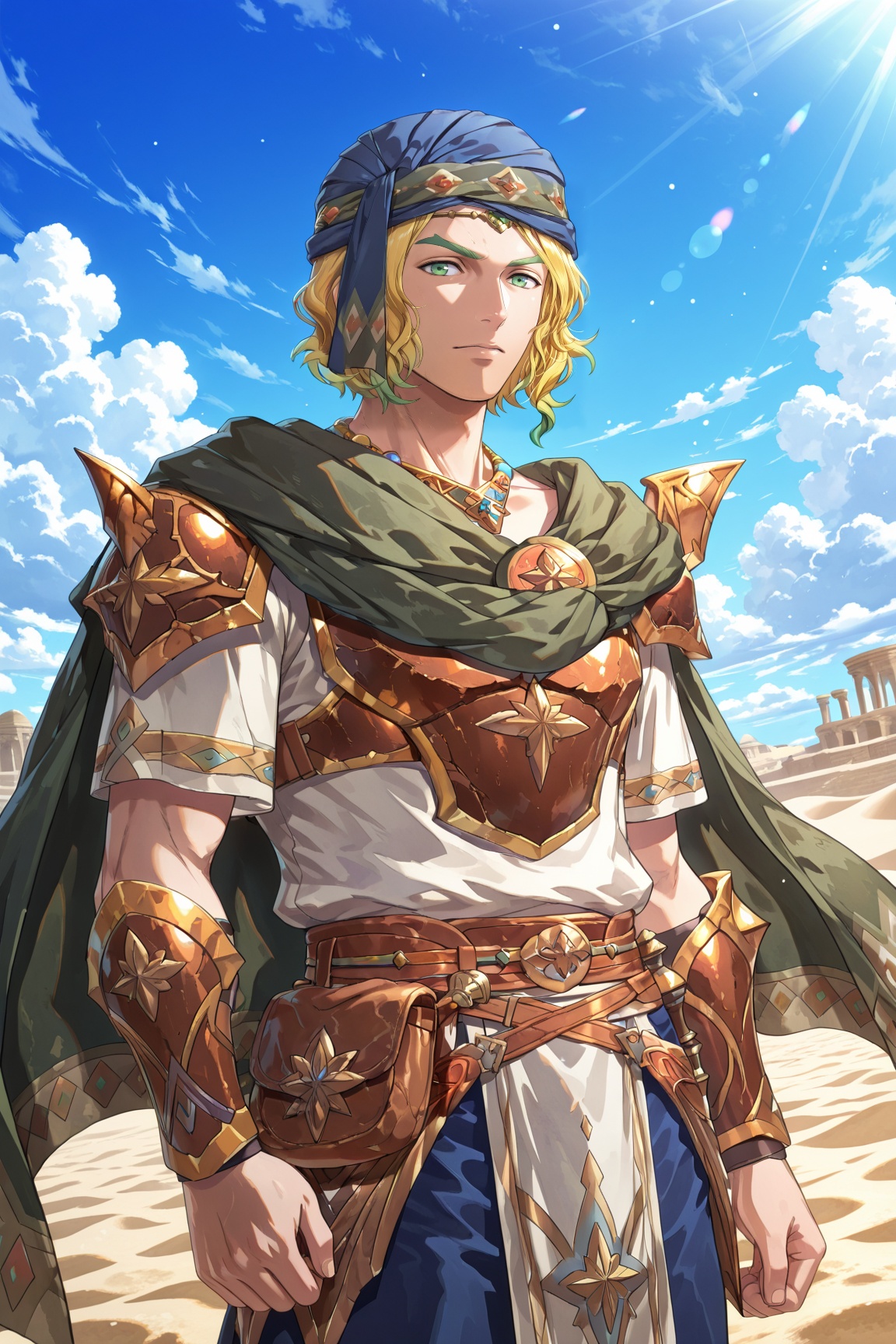 1boy,  SetethFEFW,  multicolored hair on Tensor.Art