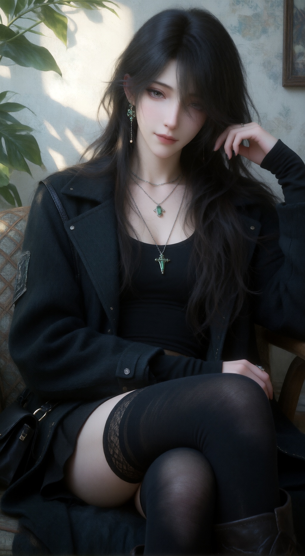 1girl,  solo,  long hair on Tensor.Art
