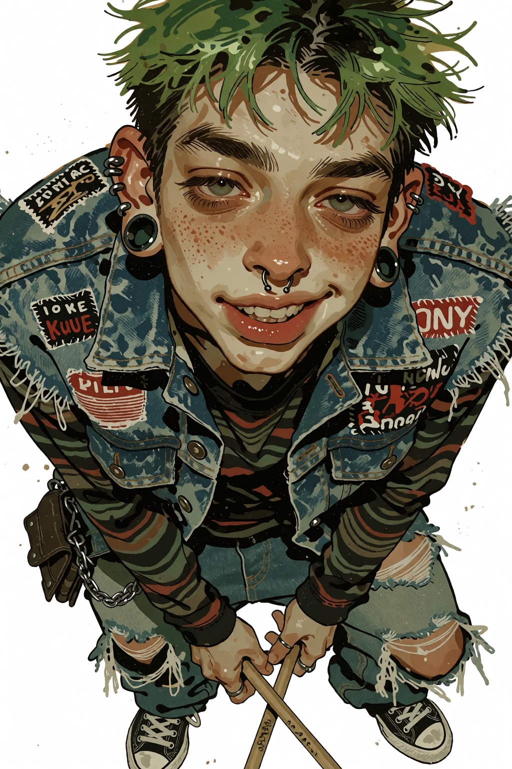 pretty rotten,  genderqueer *****,  broad shoulders on Tensor.Art