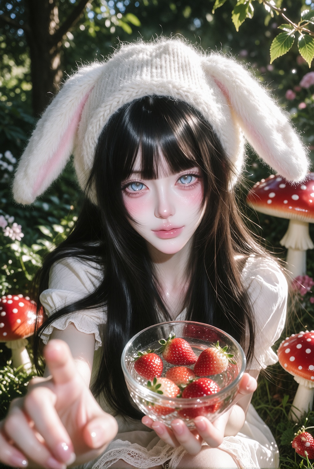 masterpiece,  semi-realistic anime portrait,  beautiful young girl on Tensor.Art