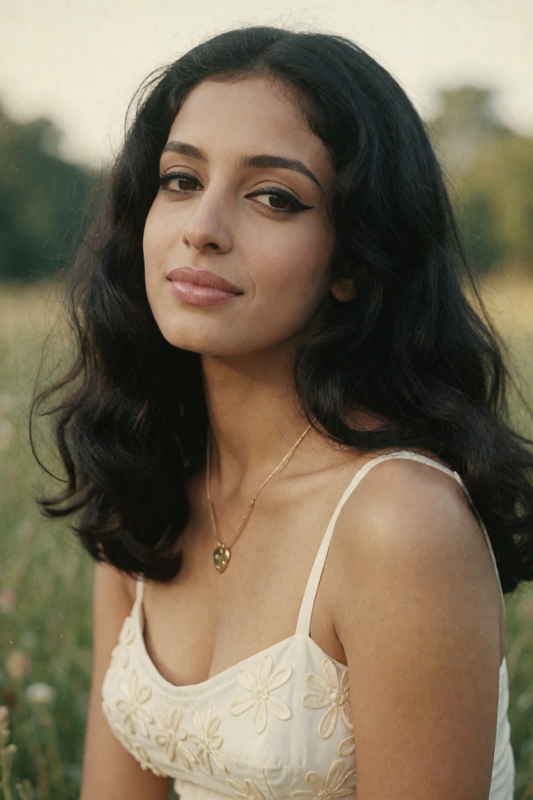 **Appearance** Indian woman,  mid-20s to early 30s,  with warm medium-olive skin and a soft on Tensor.Art