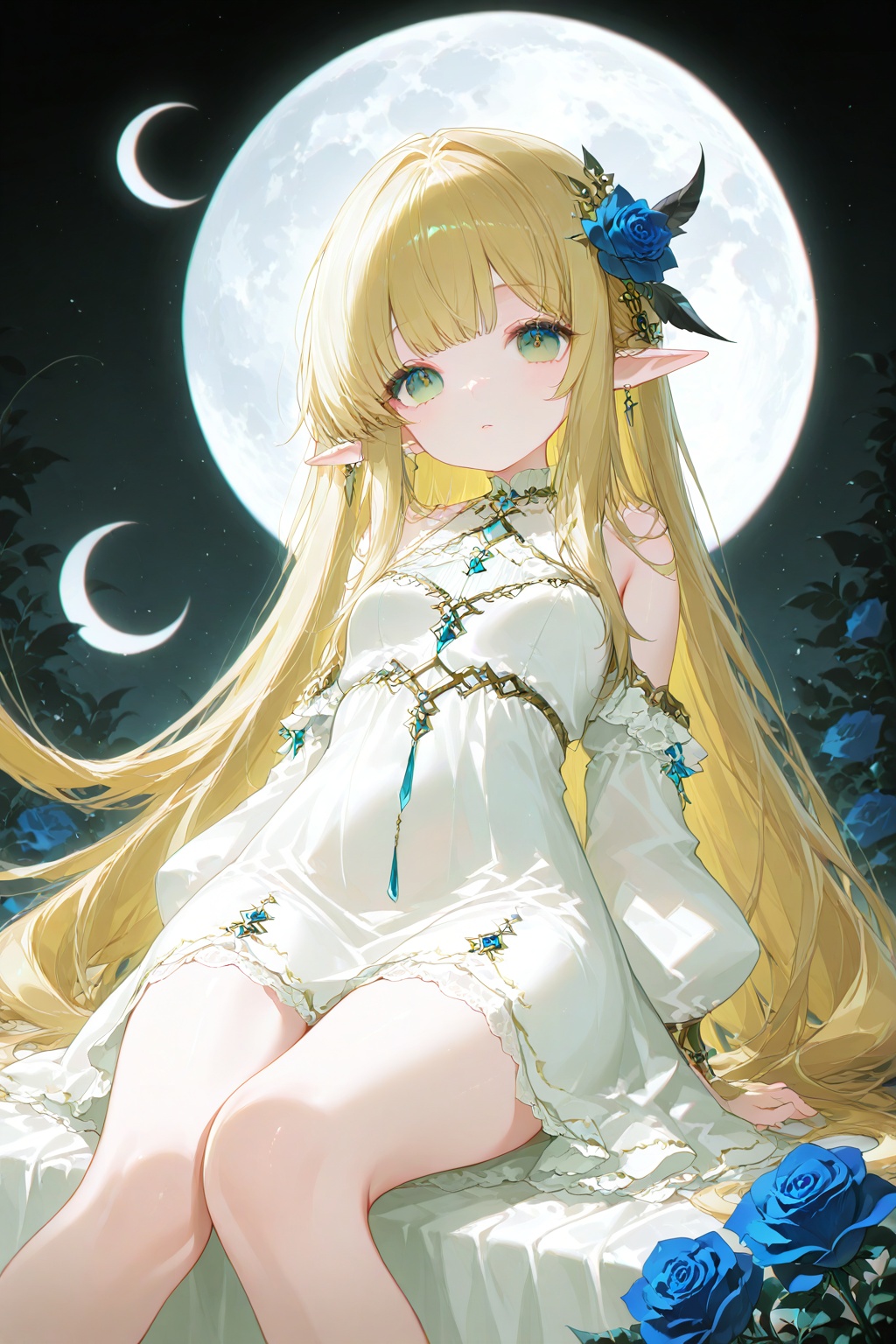 1girl,  solo,  long hair by 月大魔王|The Moonly Demon King on Tensor.Art