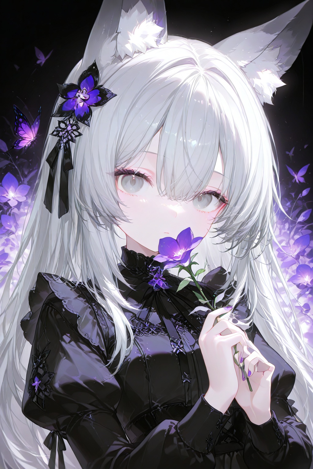 1girl,  solo,  long hair by 月大魔王|The Moonly Demon King on Tensor.Art