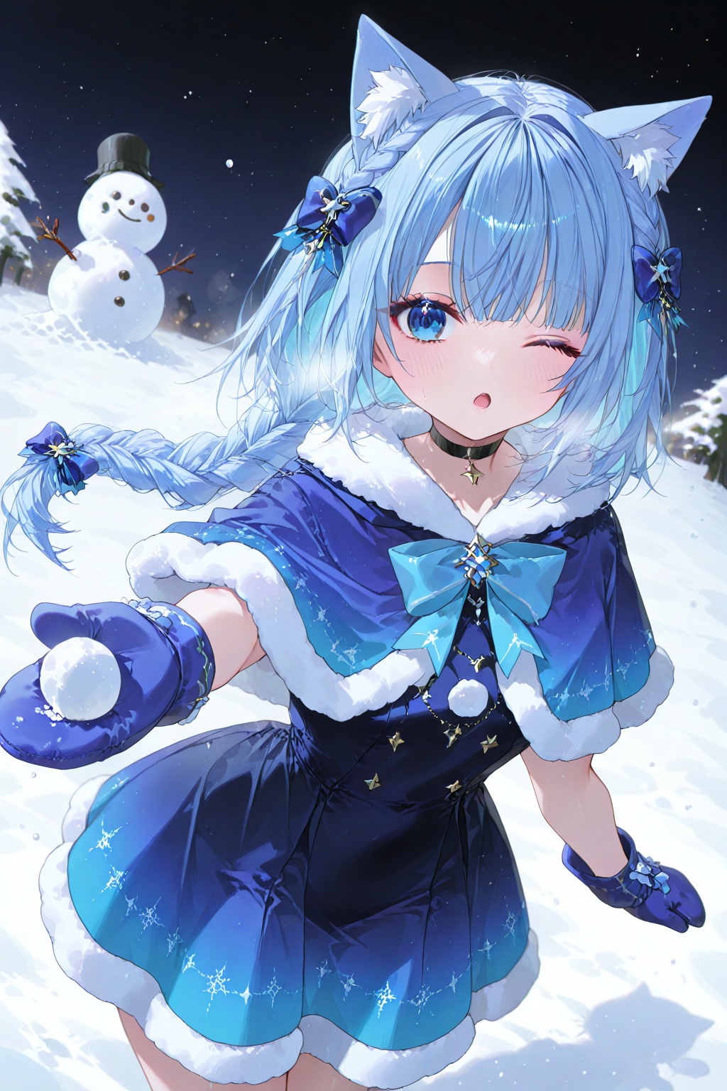 chigusa maru (vtuber),  1girl,  animal ears by 月大魔王|The Moonly Demon King on Tensor.Art