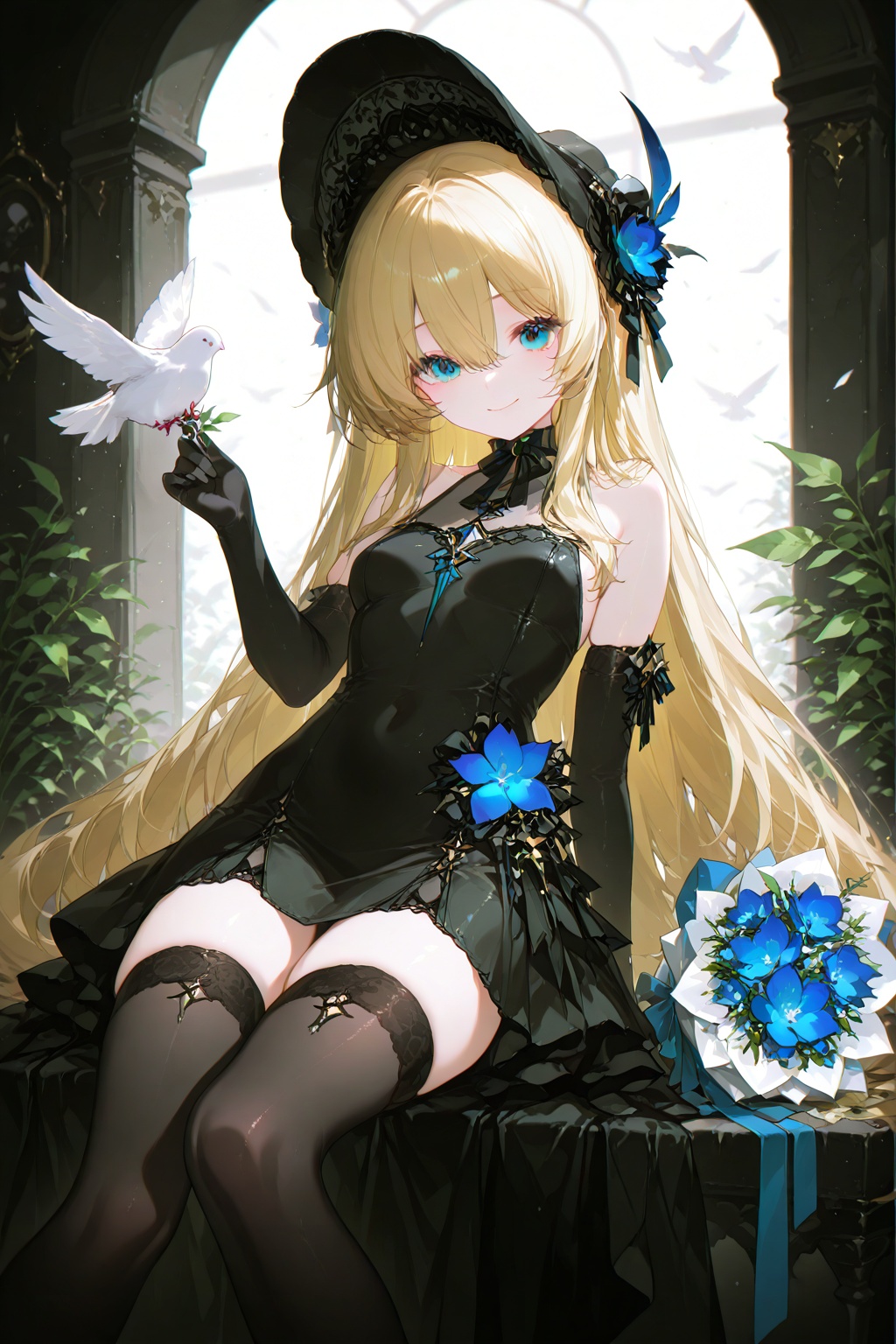 1girl,  solo,  long hair by 月大魔王|The Moonly Demon King on Tensor.Art