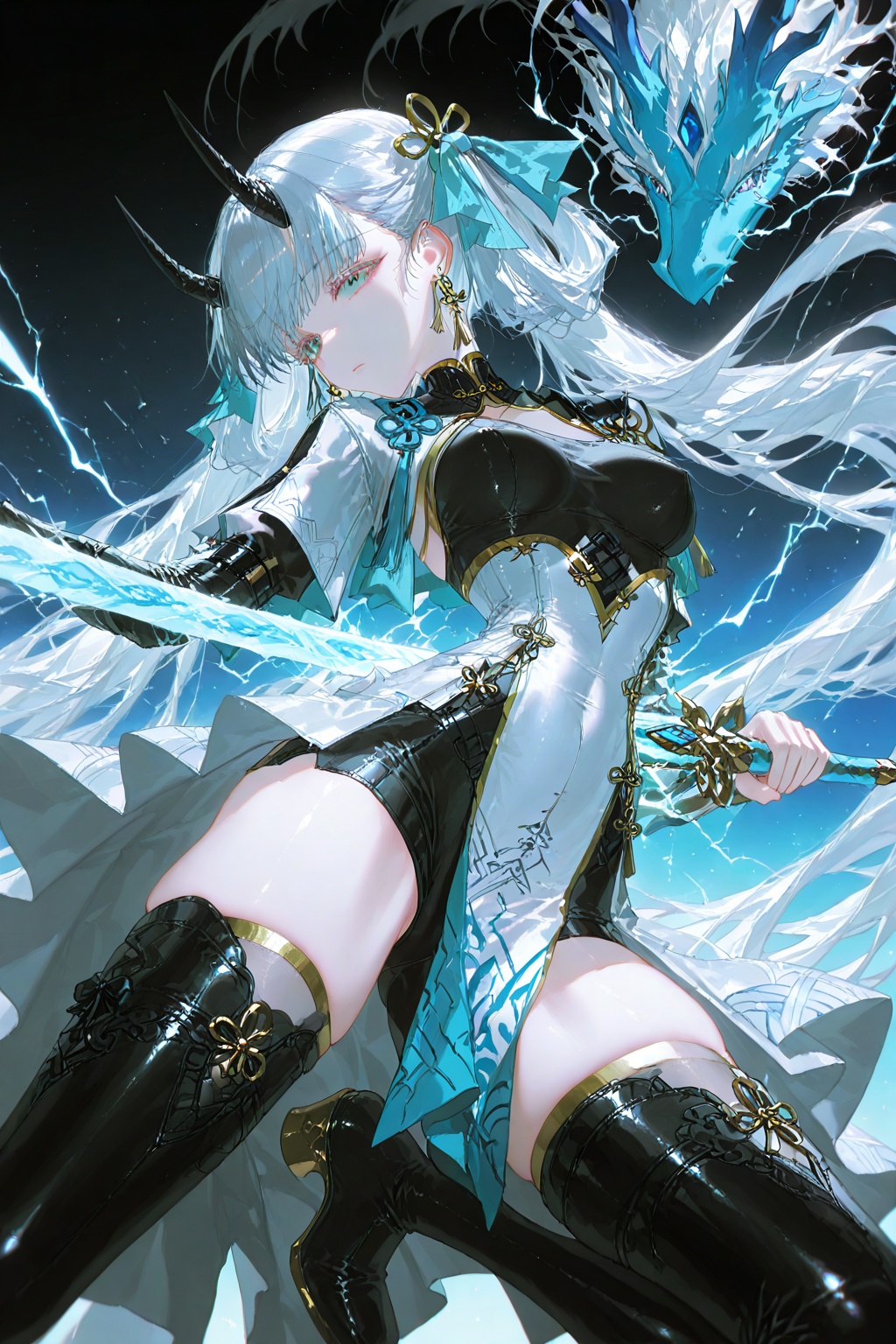 1girl,  solo,  long hair by 月大魔王|The Moonly Demon King on Tensor.Art