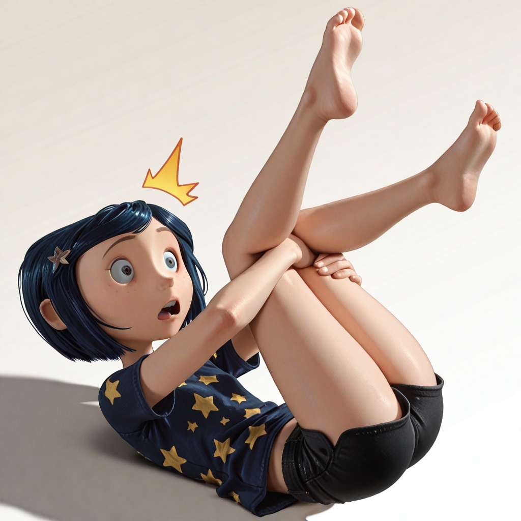 1girl,  Crlcly,  laying on back on Tensor.Art