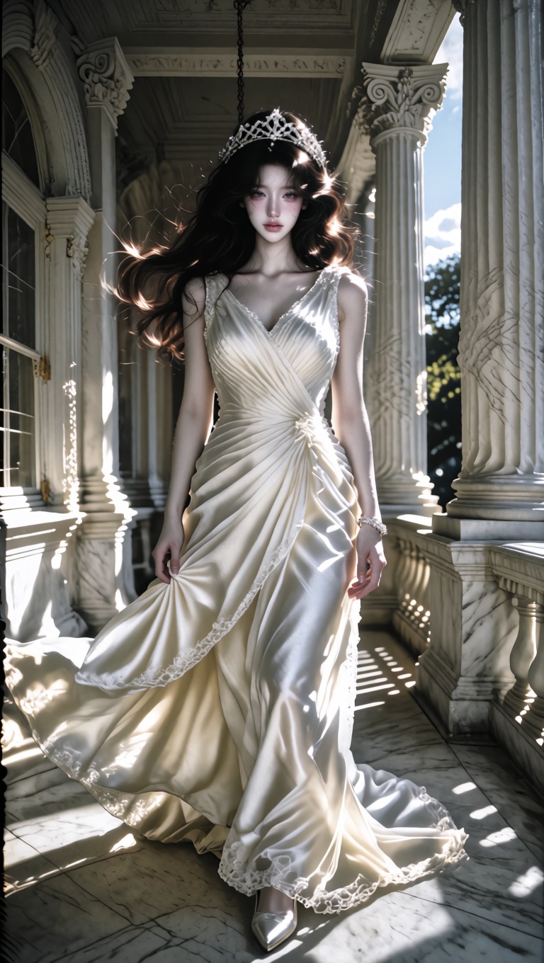 raw photo,  live photo,  neoclassical palace princess on Tensor.Art