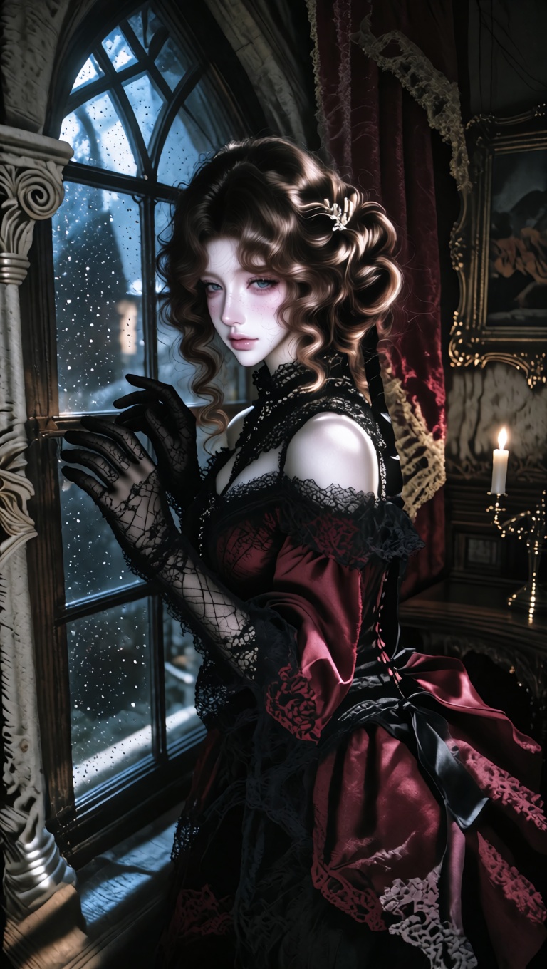 live photo,  raw photo,  victorian noble young lady on Tensor.Art