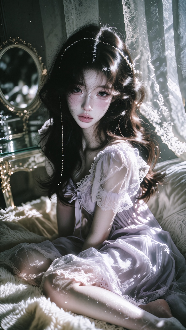 illustration,  live photo aesthetic,  young korean girl on Tensor.Art