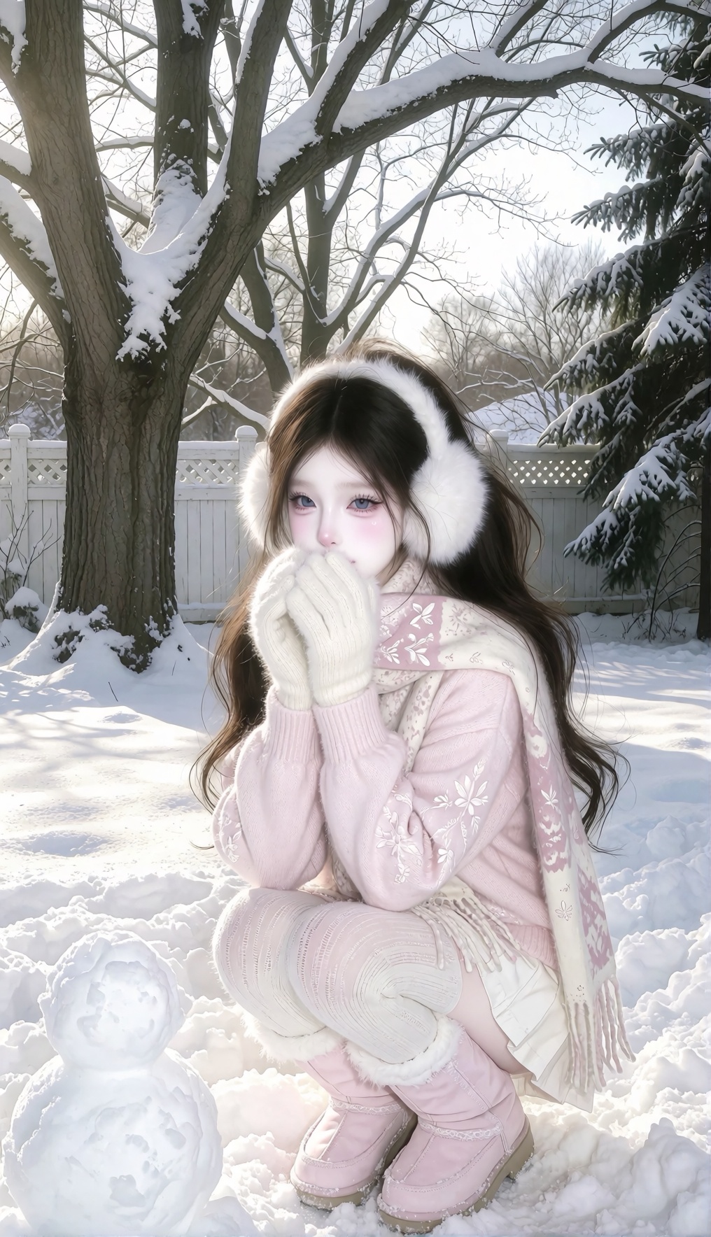 1woman,  blue eyes,  pale skin on Tensor.Art
