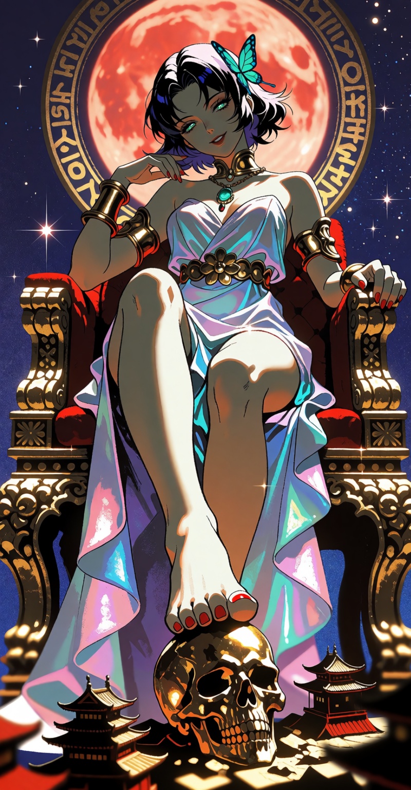 ( ((Emphasize a blend of anime aesthetics with painterly digital rendering techniques)),  the use of light and shadow crea...