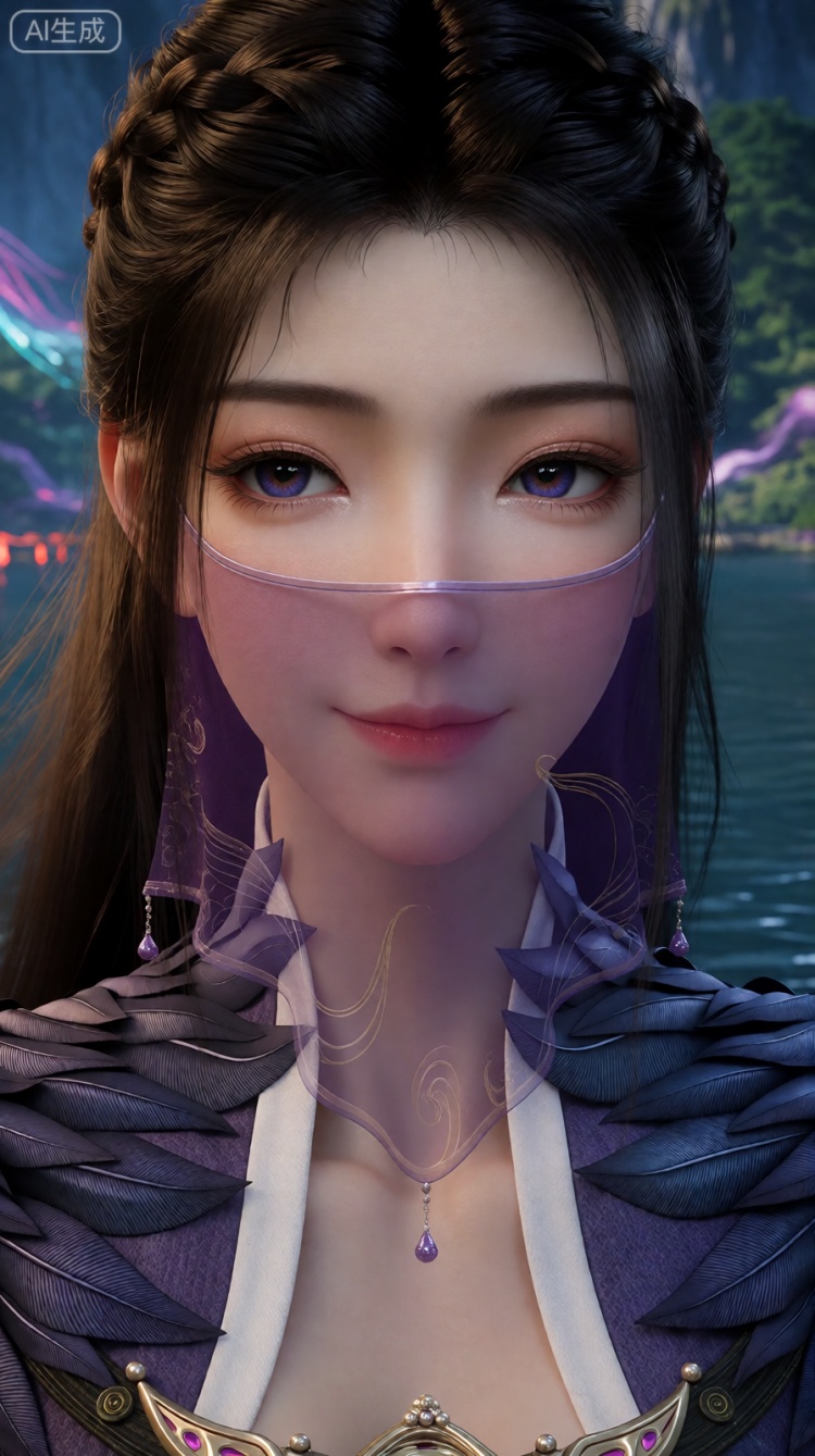 超还原-高马尾紫灵 by 歪一歪 on Tensor.Art