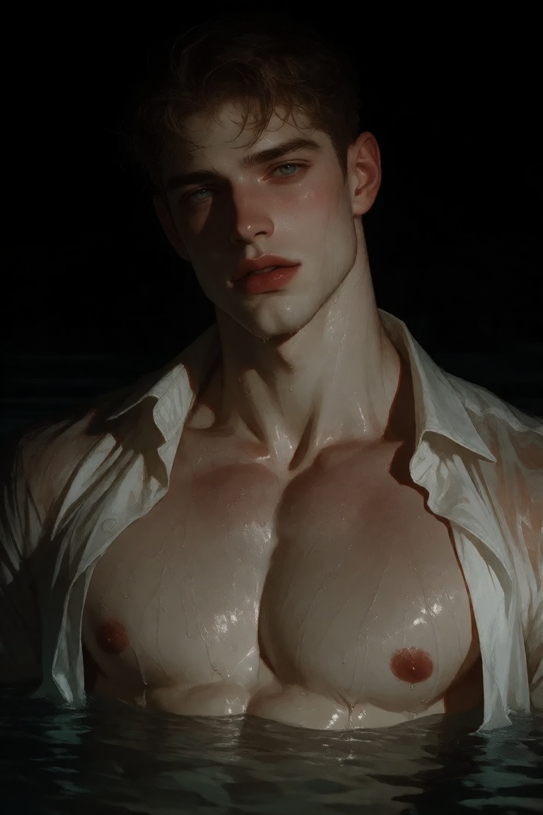 1boy,  solo,  upper body portrait on Tensor.Art