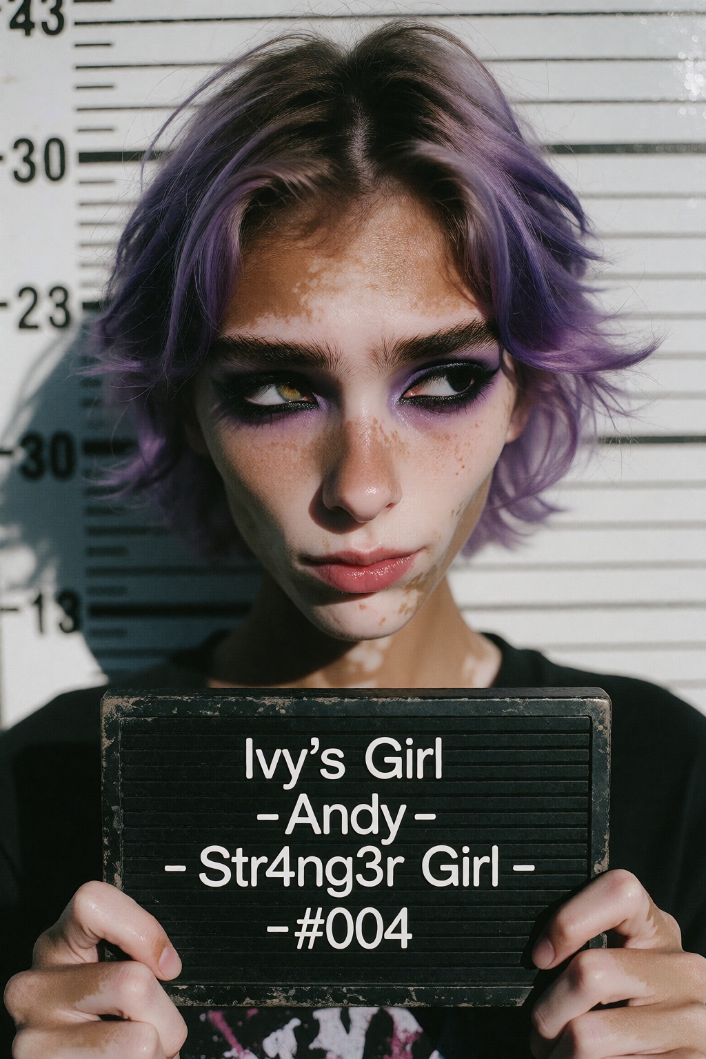A skinny,  underweight 18-year-old young woman,  light brown skin on Tensor.Art