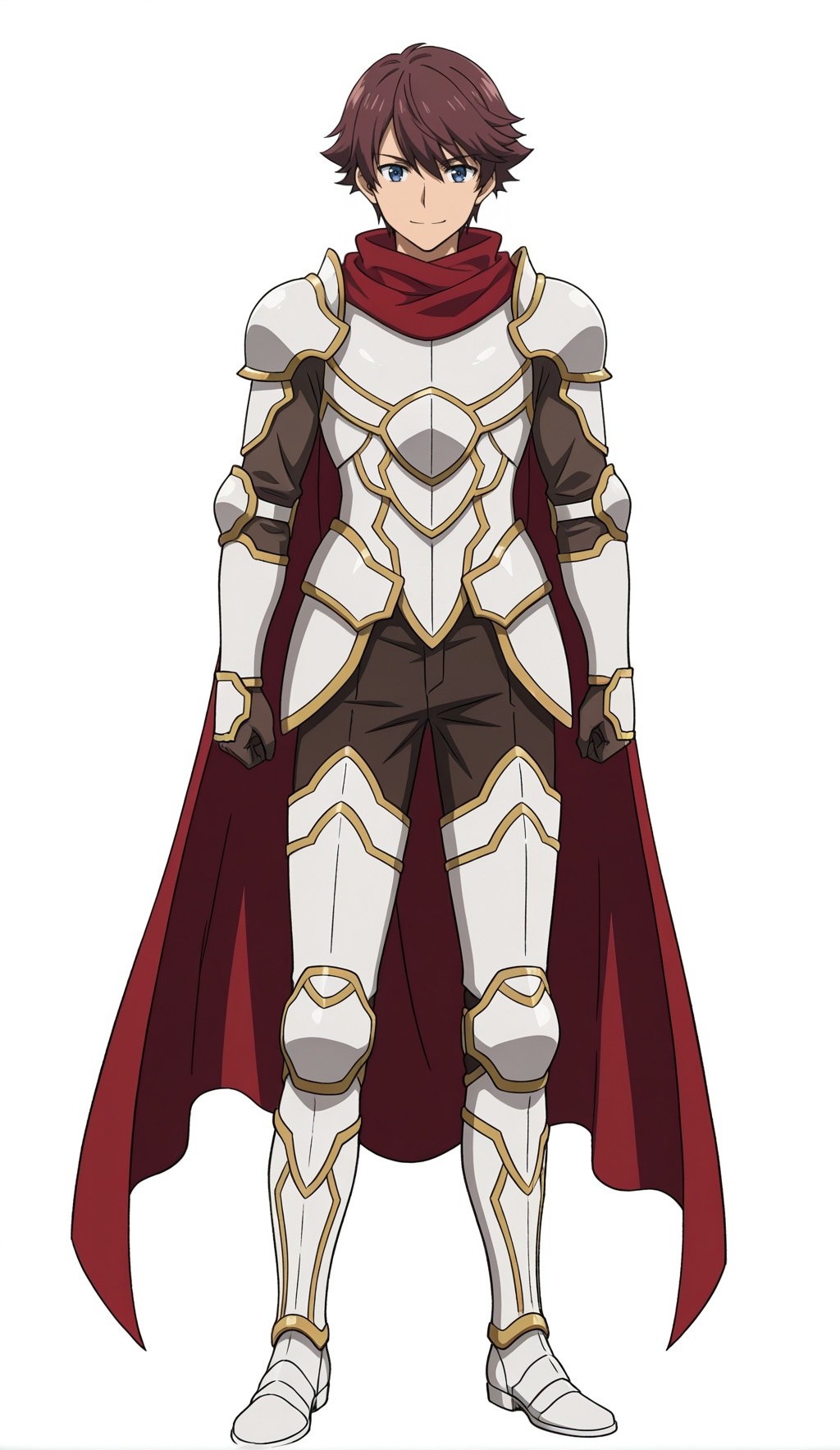 kazuki_ryuusen,  brown hair,  blue eyes kazuki_adapted costume on Tensor.Art