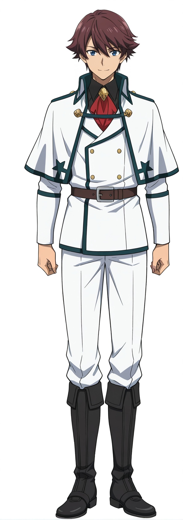 kazuki_ryuusen,  brown hair,  blue eyes kazuki_costume on Tensor.Art